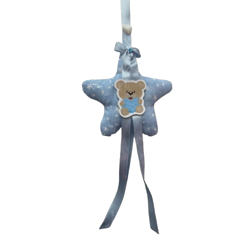 coccarda stella azzurro