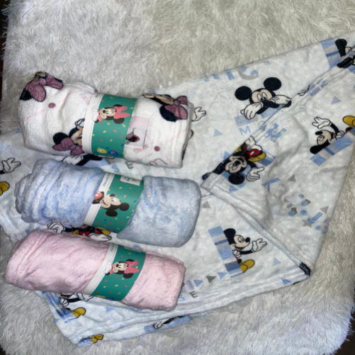 Plaid Disney in pile