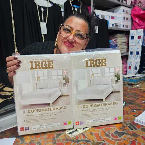 copri materasso irge matrimoniale in spugna