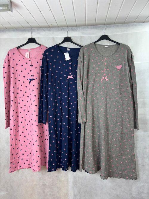 camicia da notte a costina