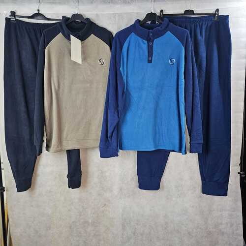 Pigiama uomo in pile oversize