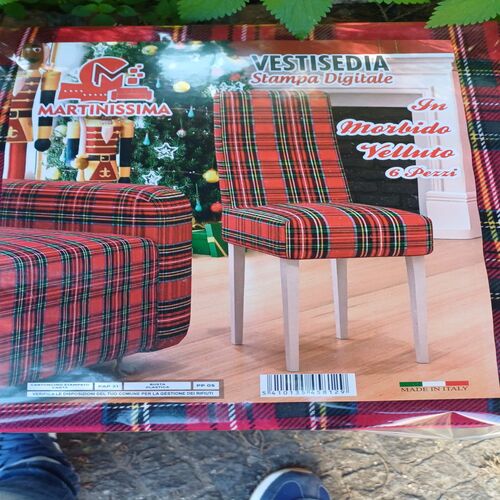 Vestisedia Natale in velluto