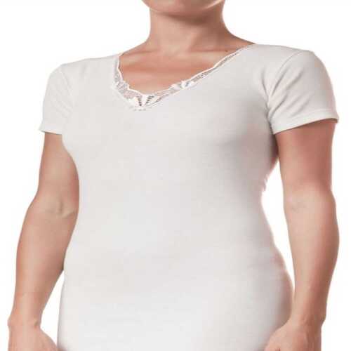 2 Maglie intime lana/cotone mezza manica