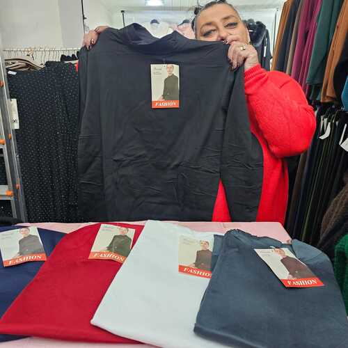 Lupetto donna in microfibra felpata oversize