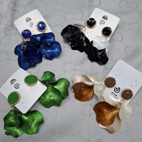 Orecchini Foglie Multicolor