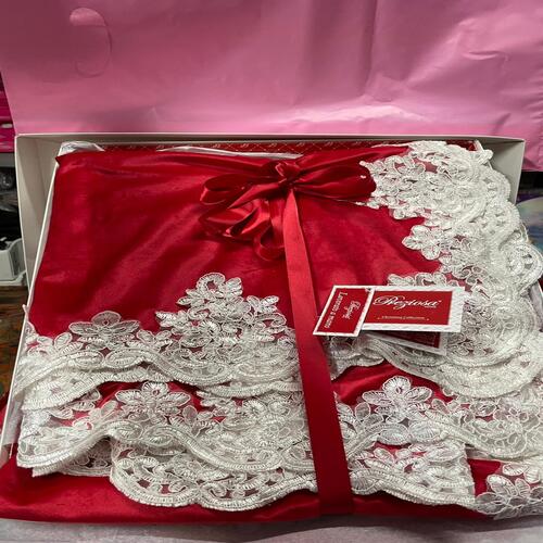 Tovaglia Natale in velluto e Rebrodè.