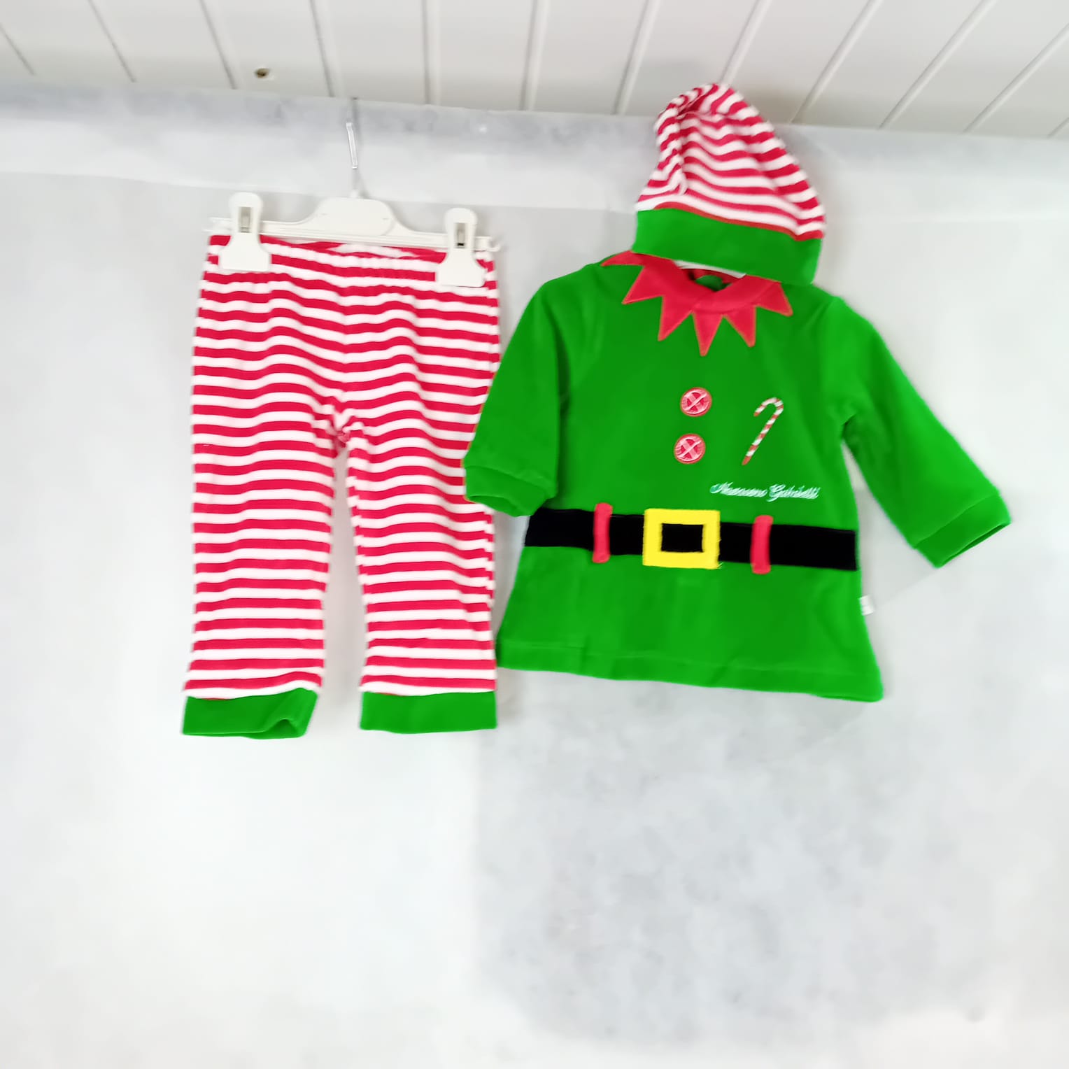 Elfo maschio in 3 pezzi