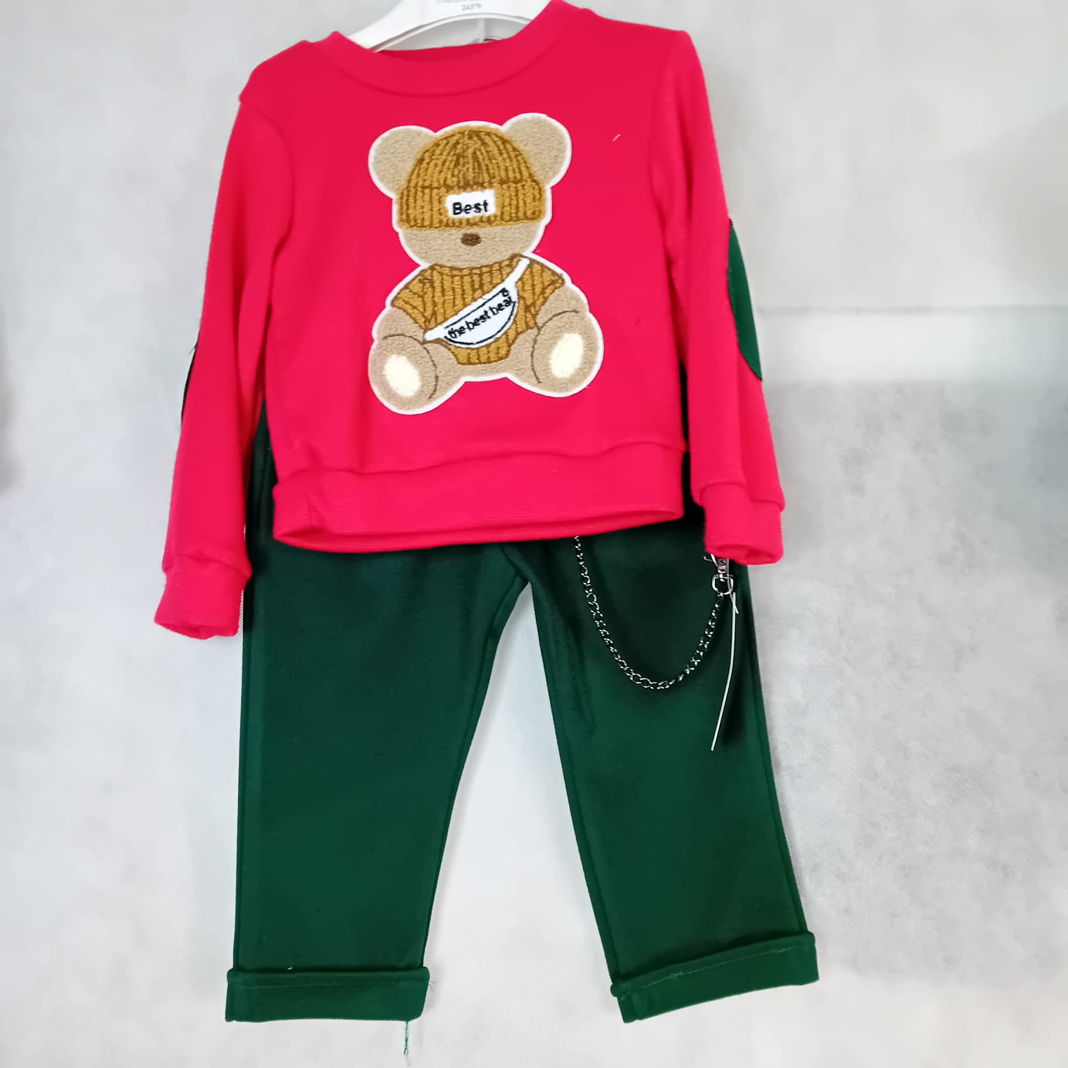 Completo teddy panno bimbo