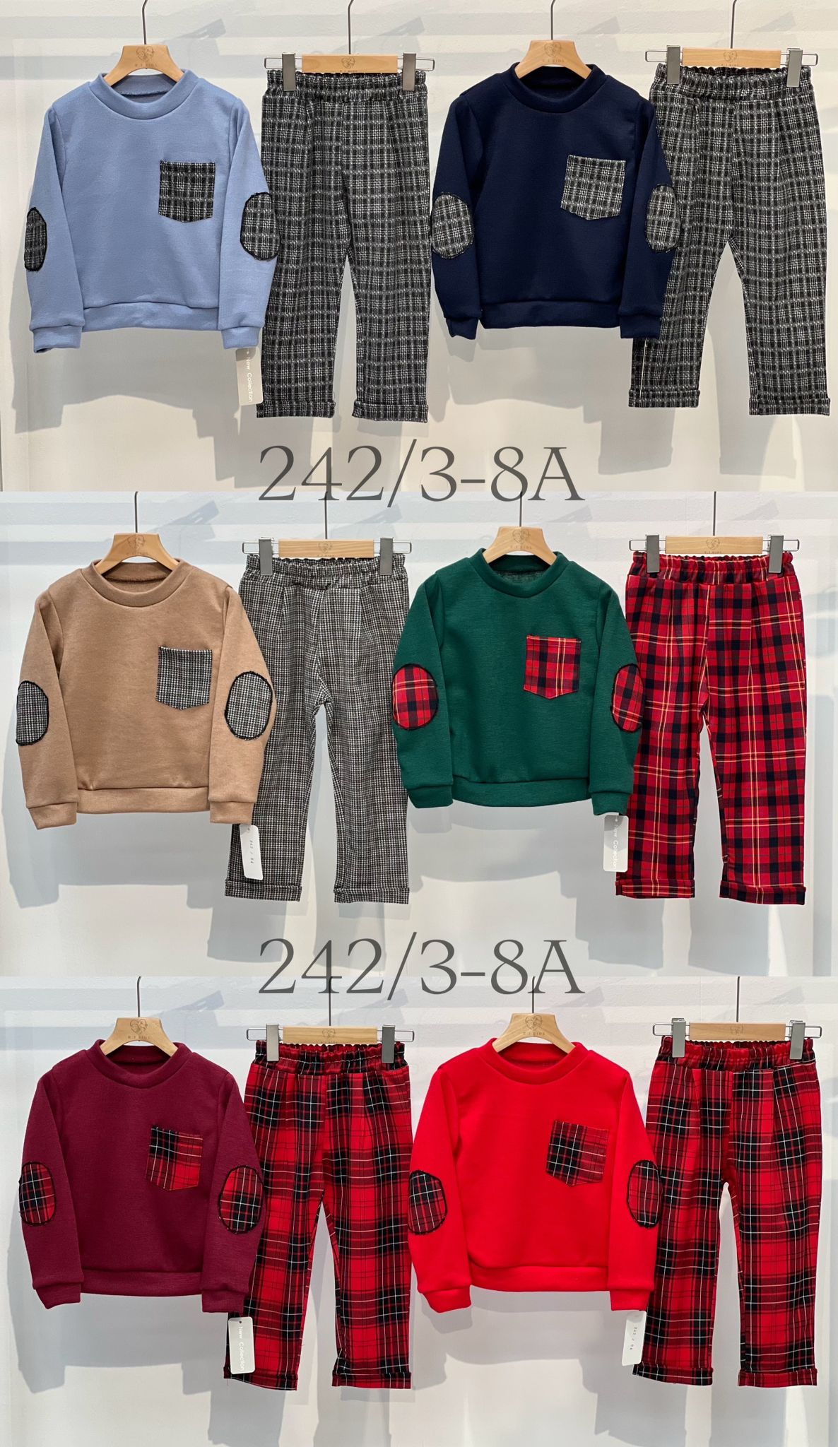 Completo bimbo toppe