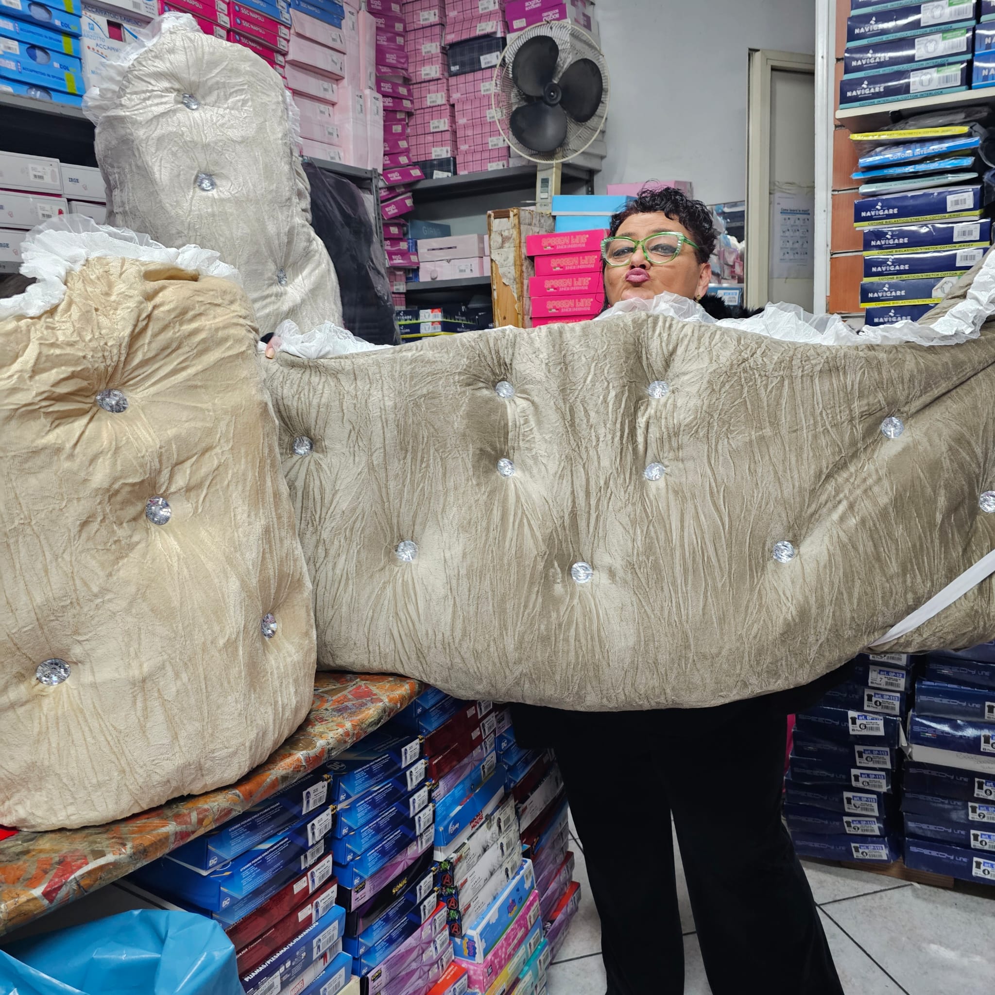 Copritestata matrimoniale in velluto