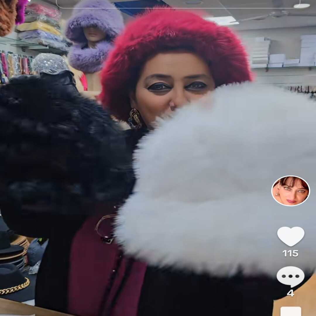 Cappello in pelliccia ecologica pescatore colpaccio