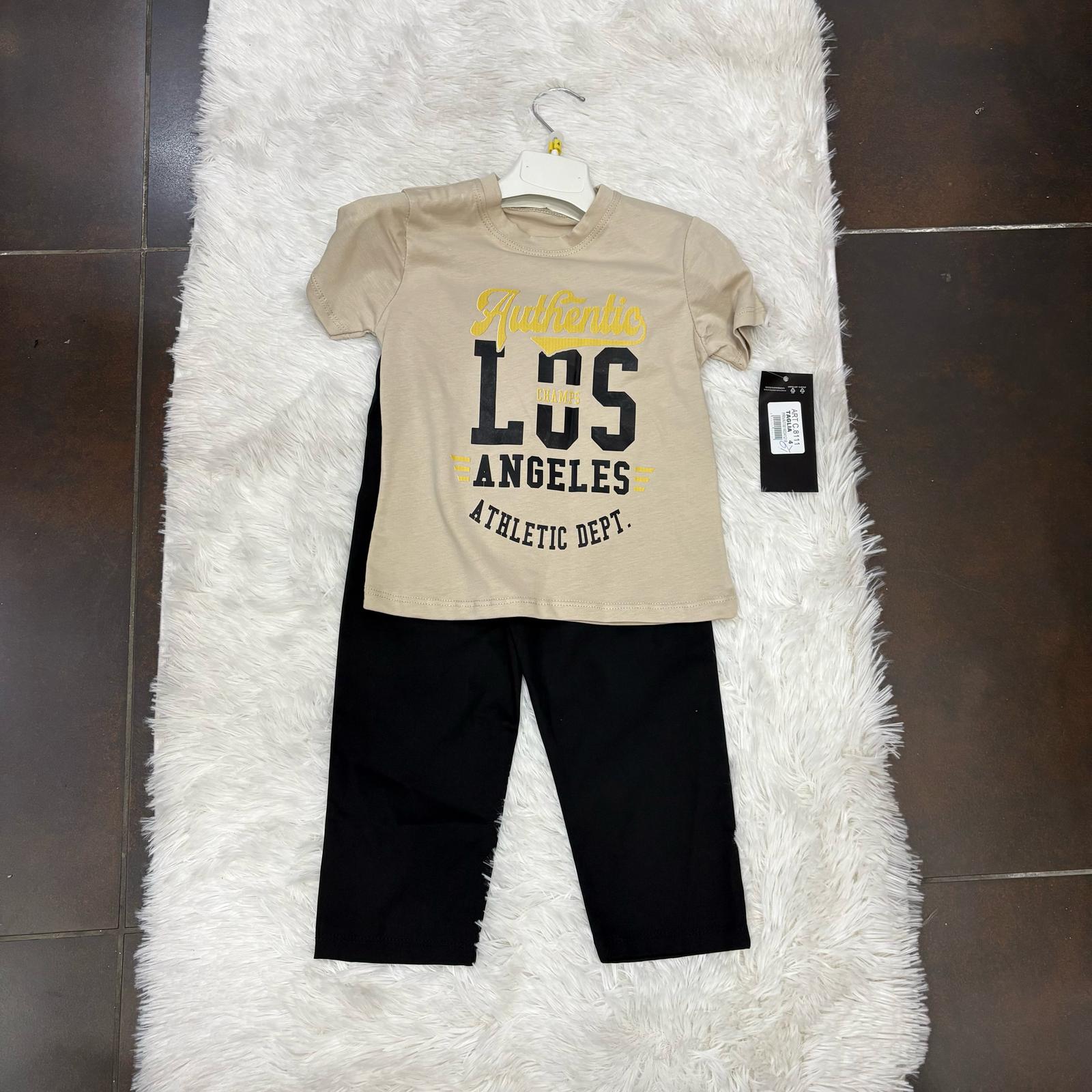 Completo bimbo mezza manica Los Angeles