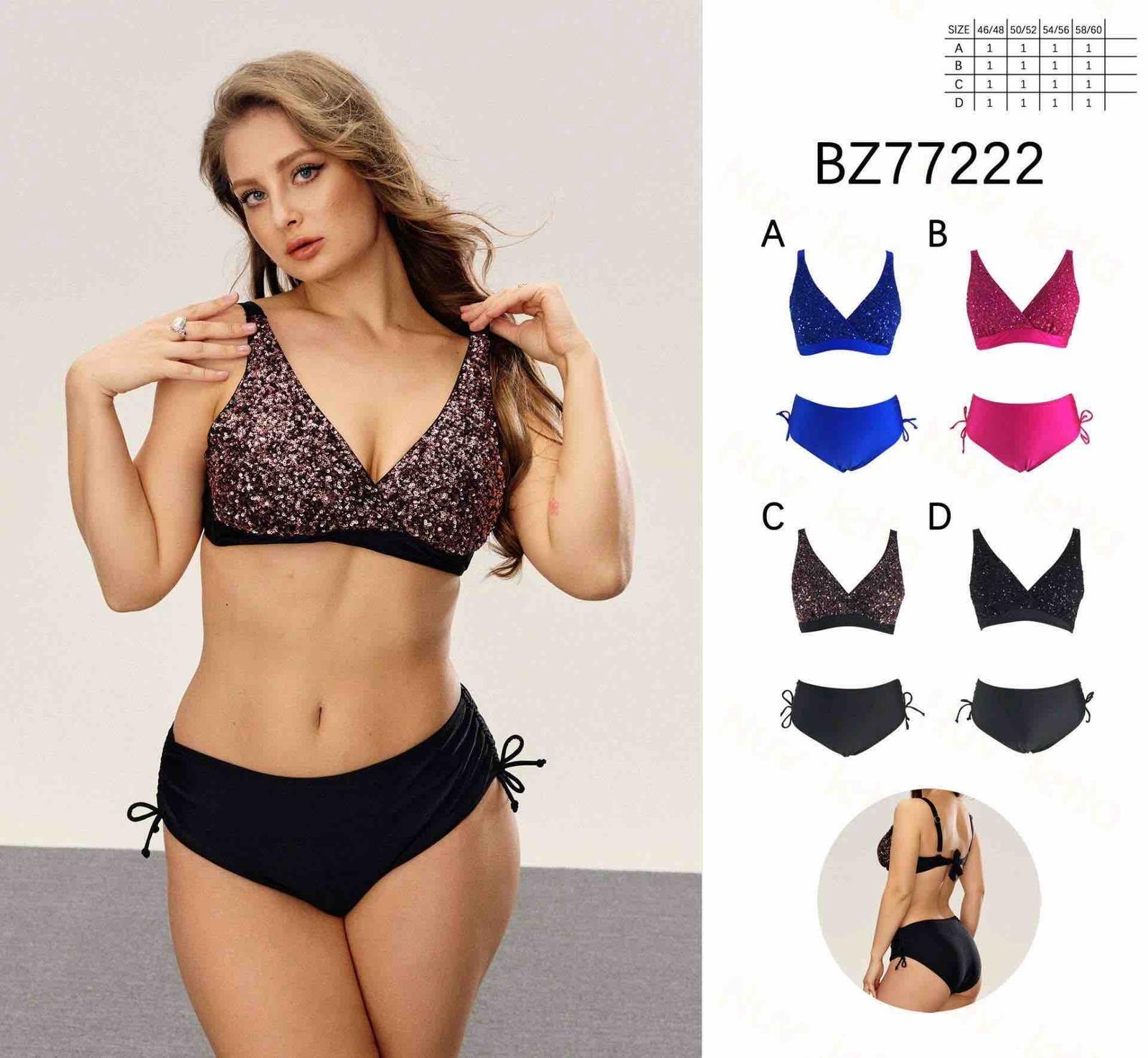 Costume 2 pezzi coppe payette