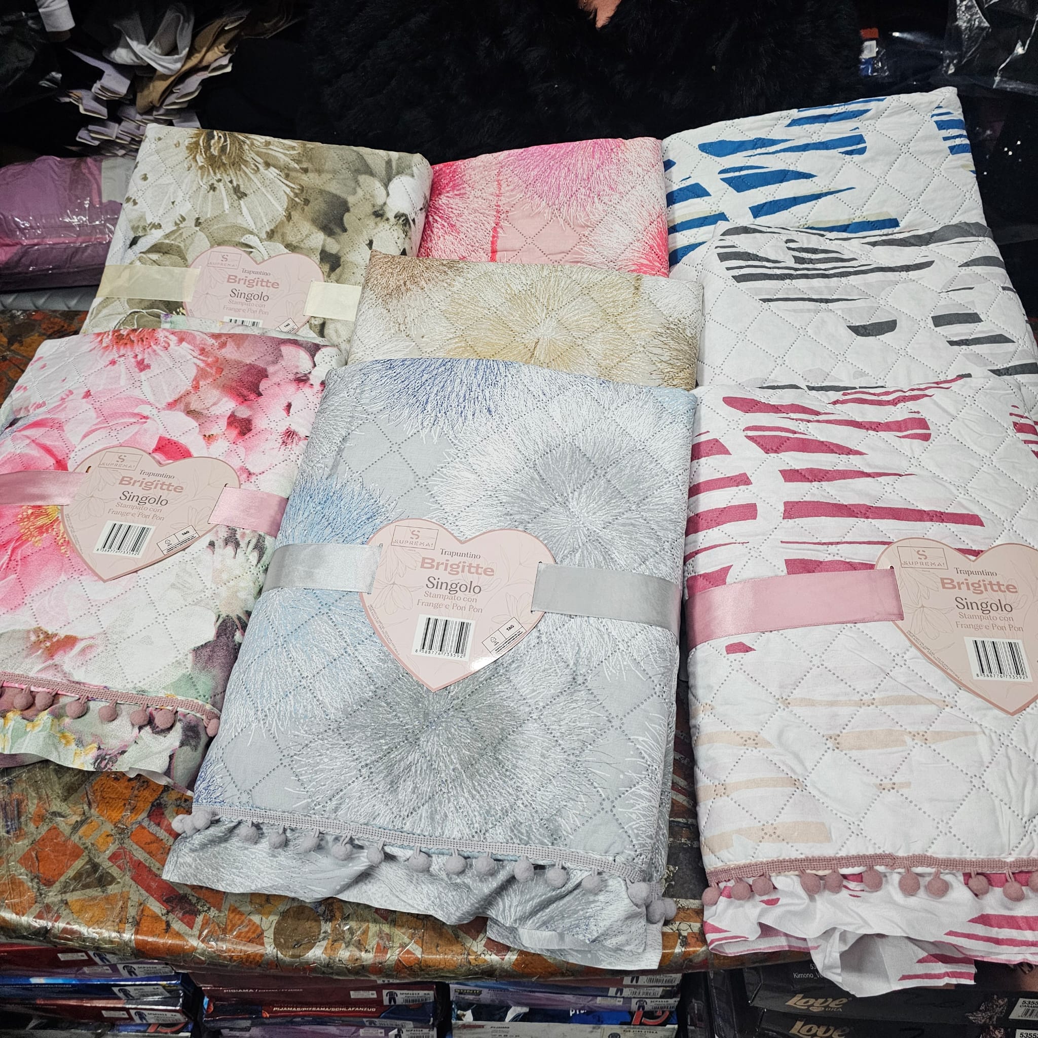 Trapuntini singoli con ponpon