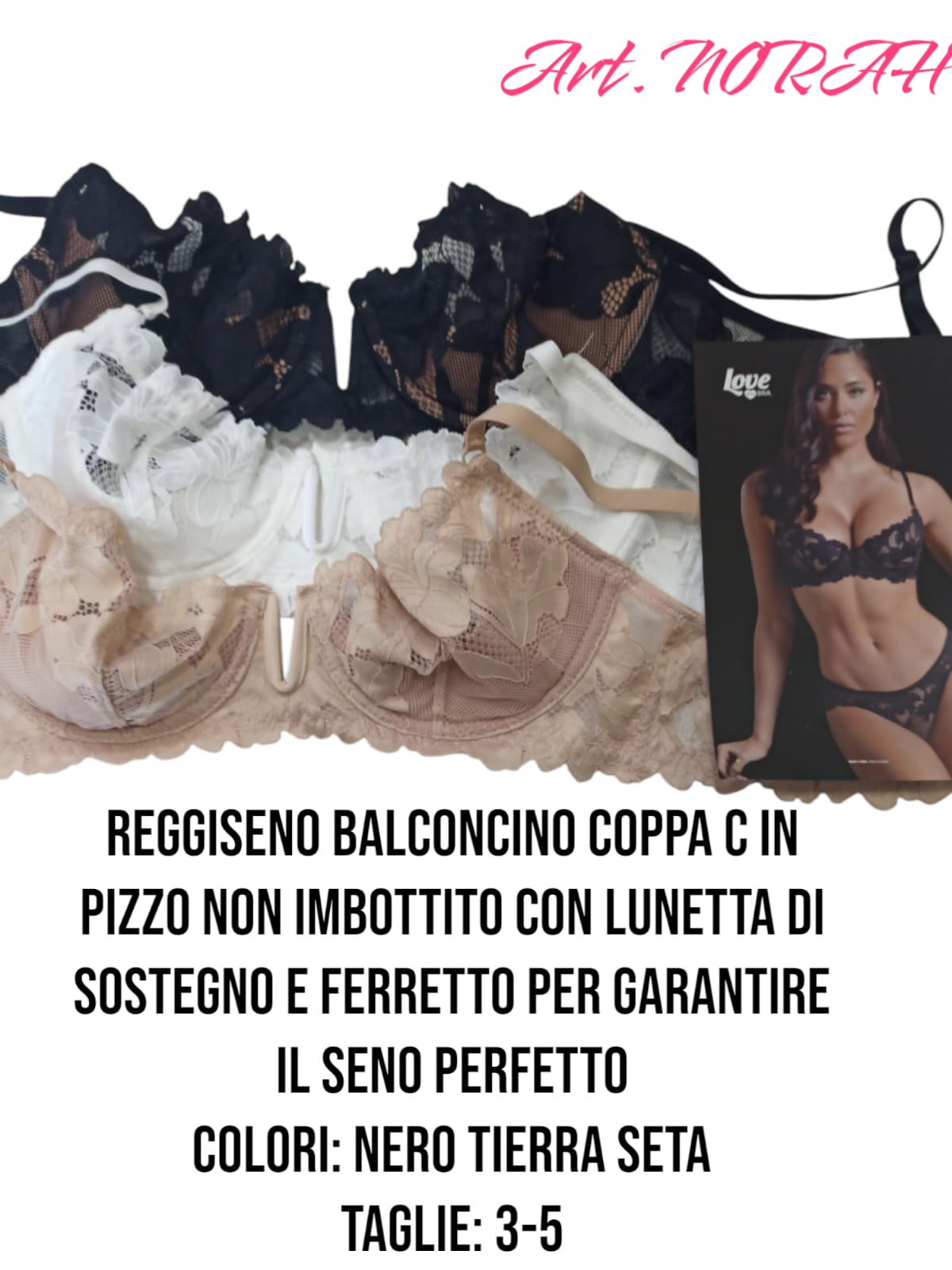 Reggiseno norah lovebra