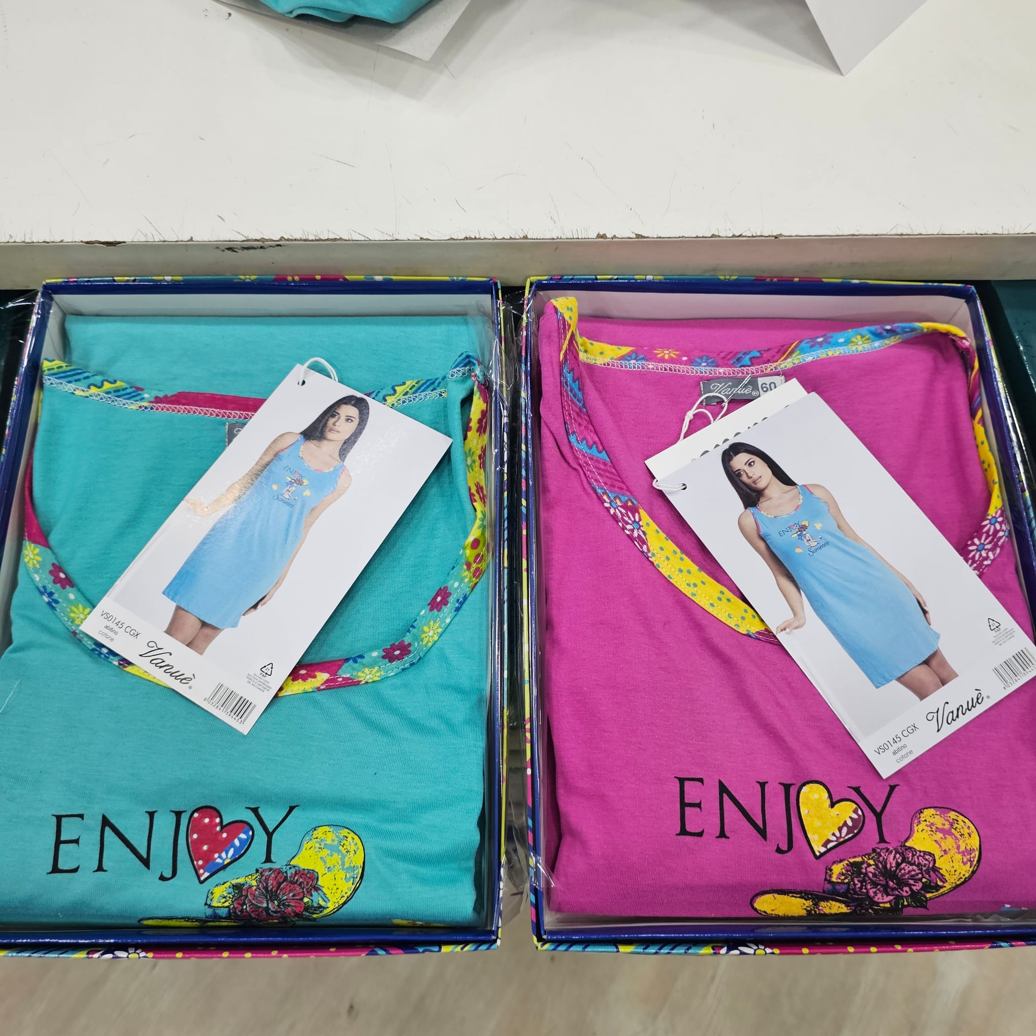 Camicia da notte oversize spalla larga