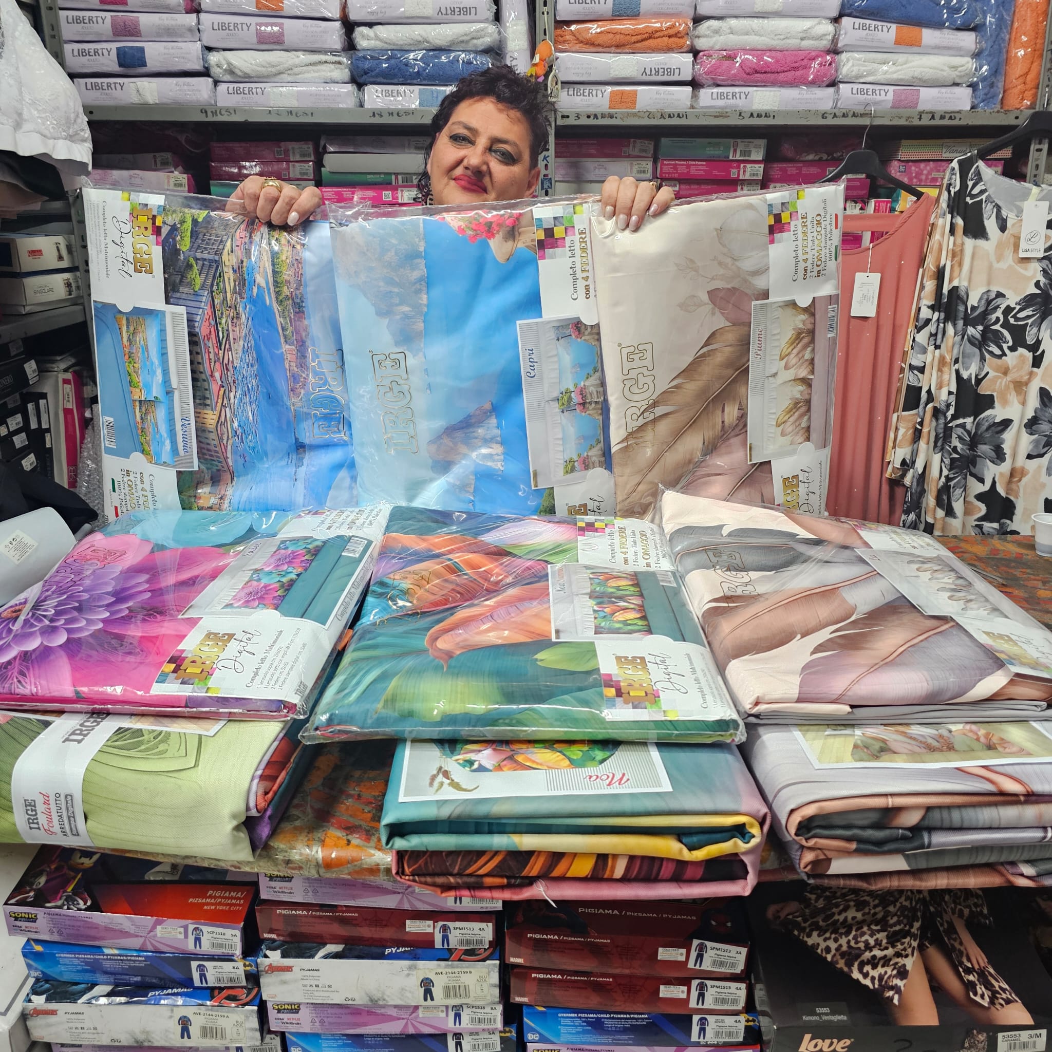 Lenzuola matrimoniali irge 4 federe puro cotone (federe digitali in poliestre)