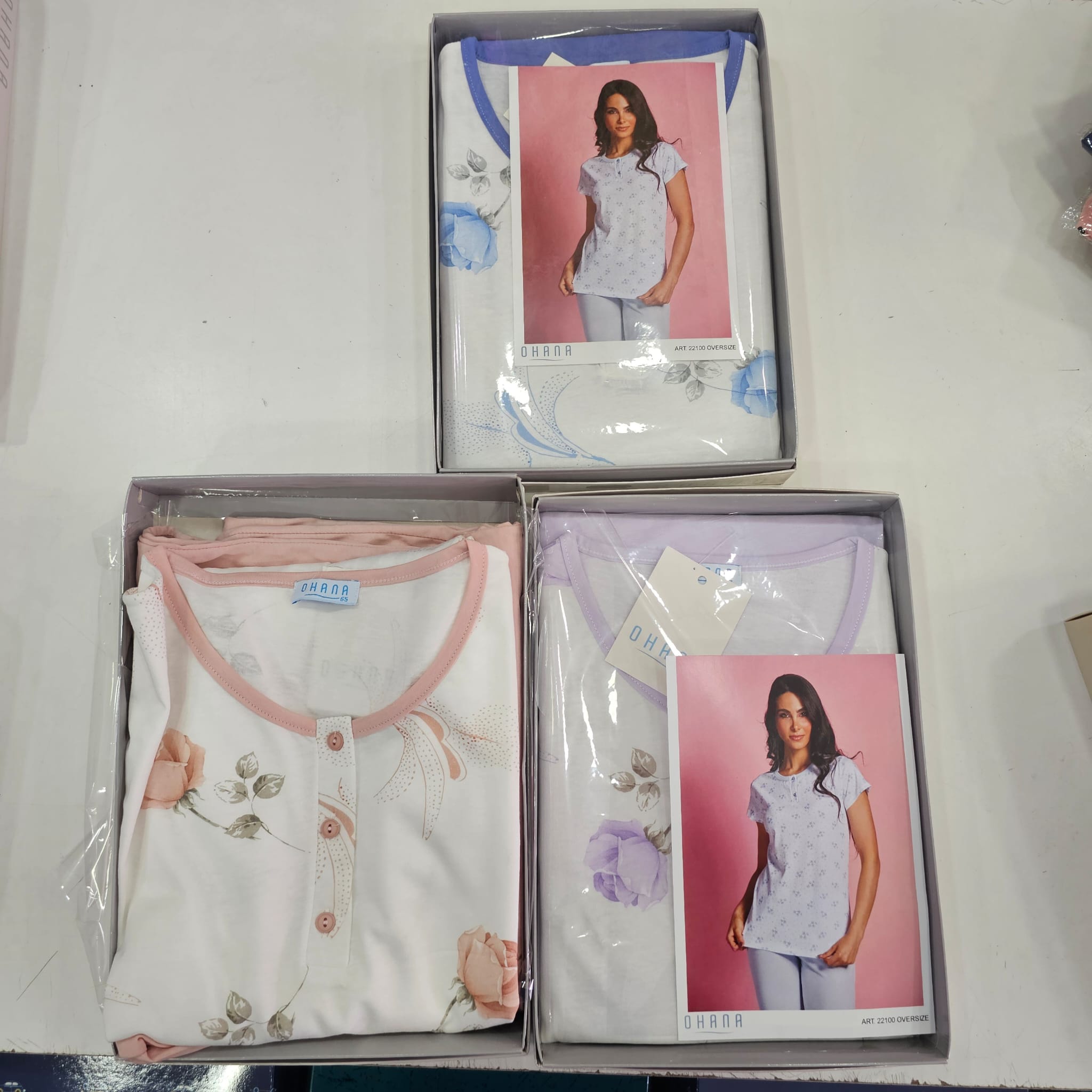 Pigiama fiori delicati ohana