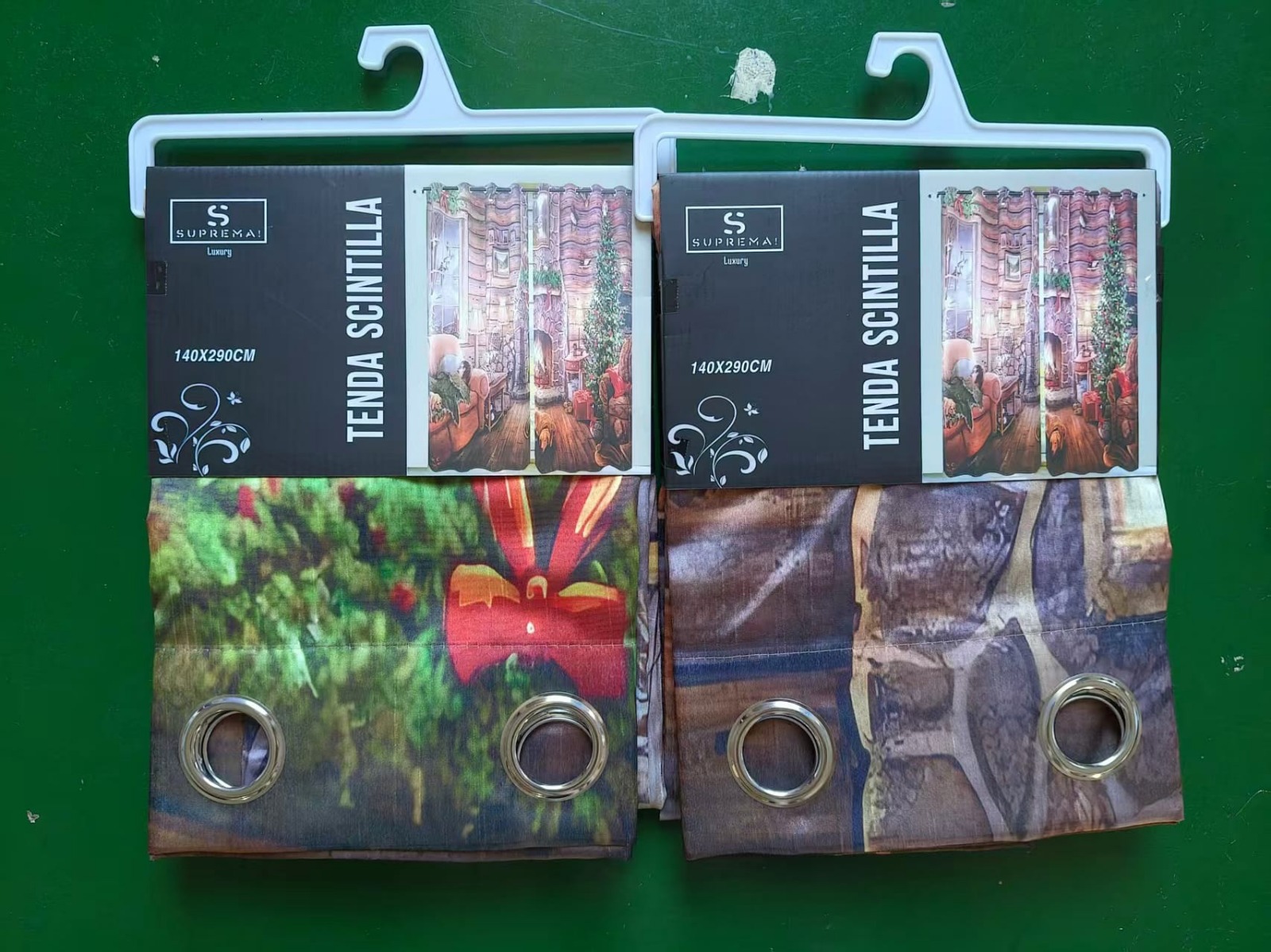 Coppia digitale tende natale