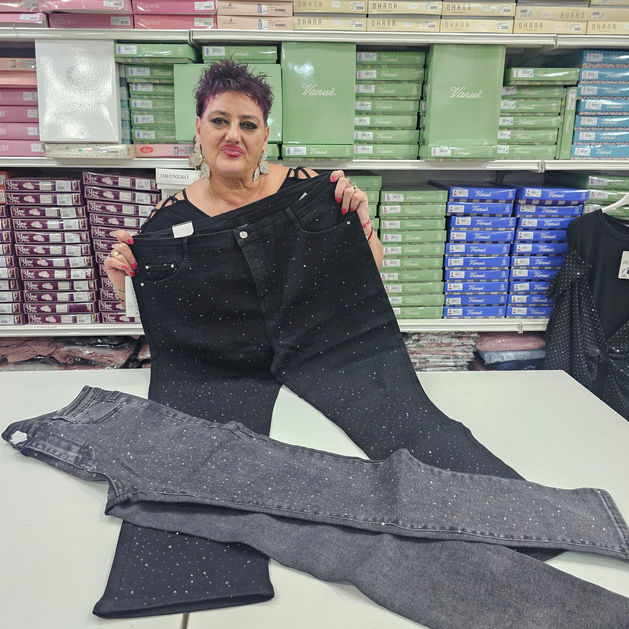 Jeans brillantini novità skin