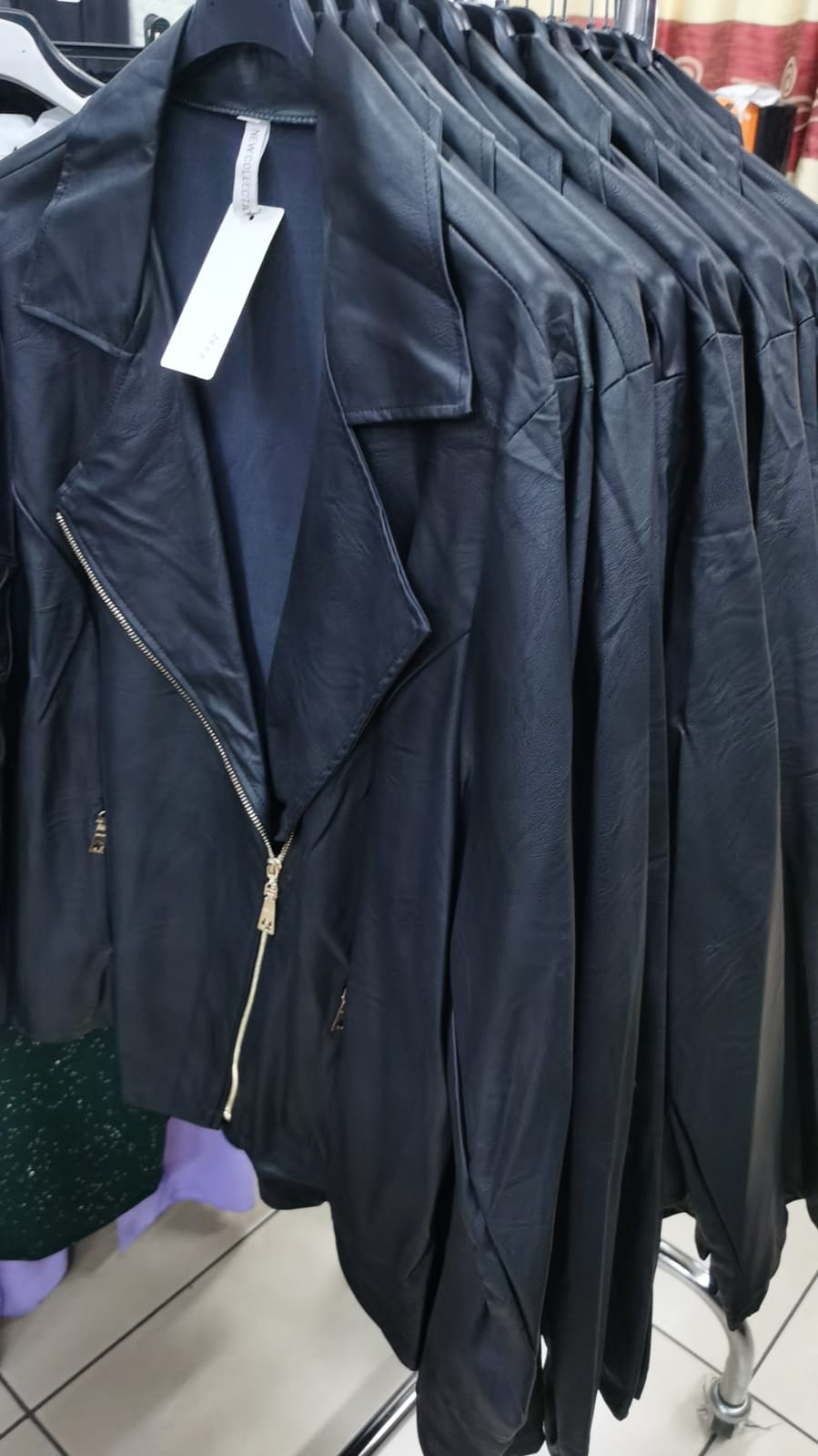 Giubbino vip pelle nero