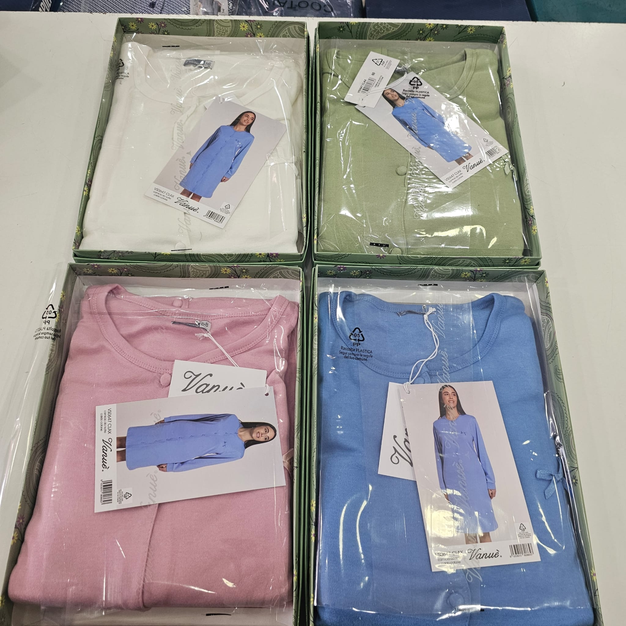 Camicia/vestaglia clinica vanue caldo cotone art. 647