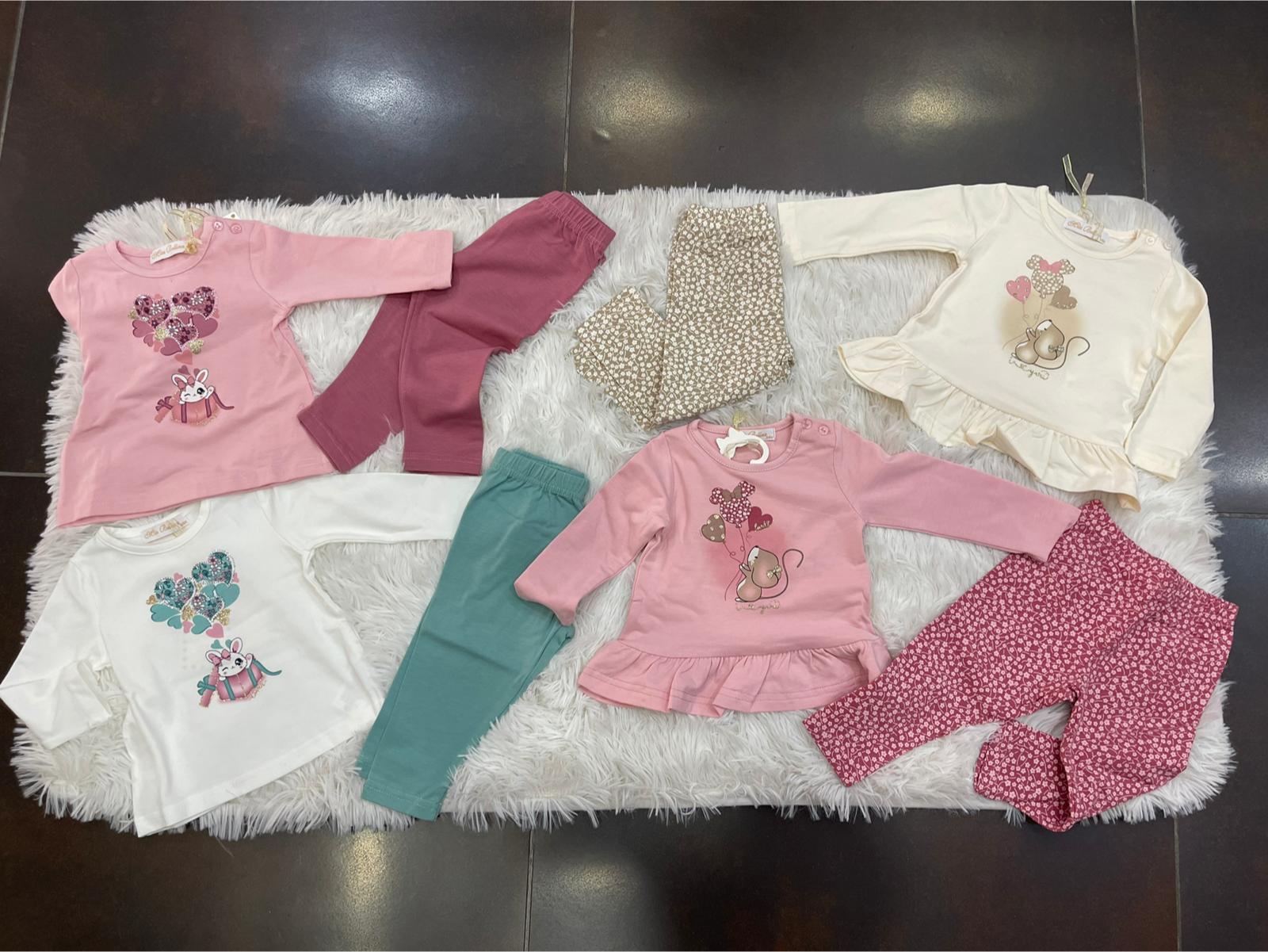 Completino baby femminuccia 2 pezzi