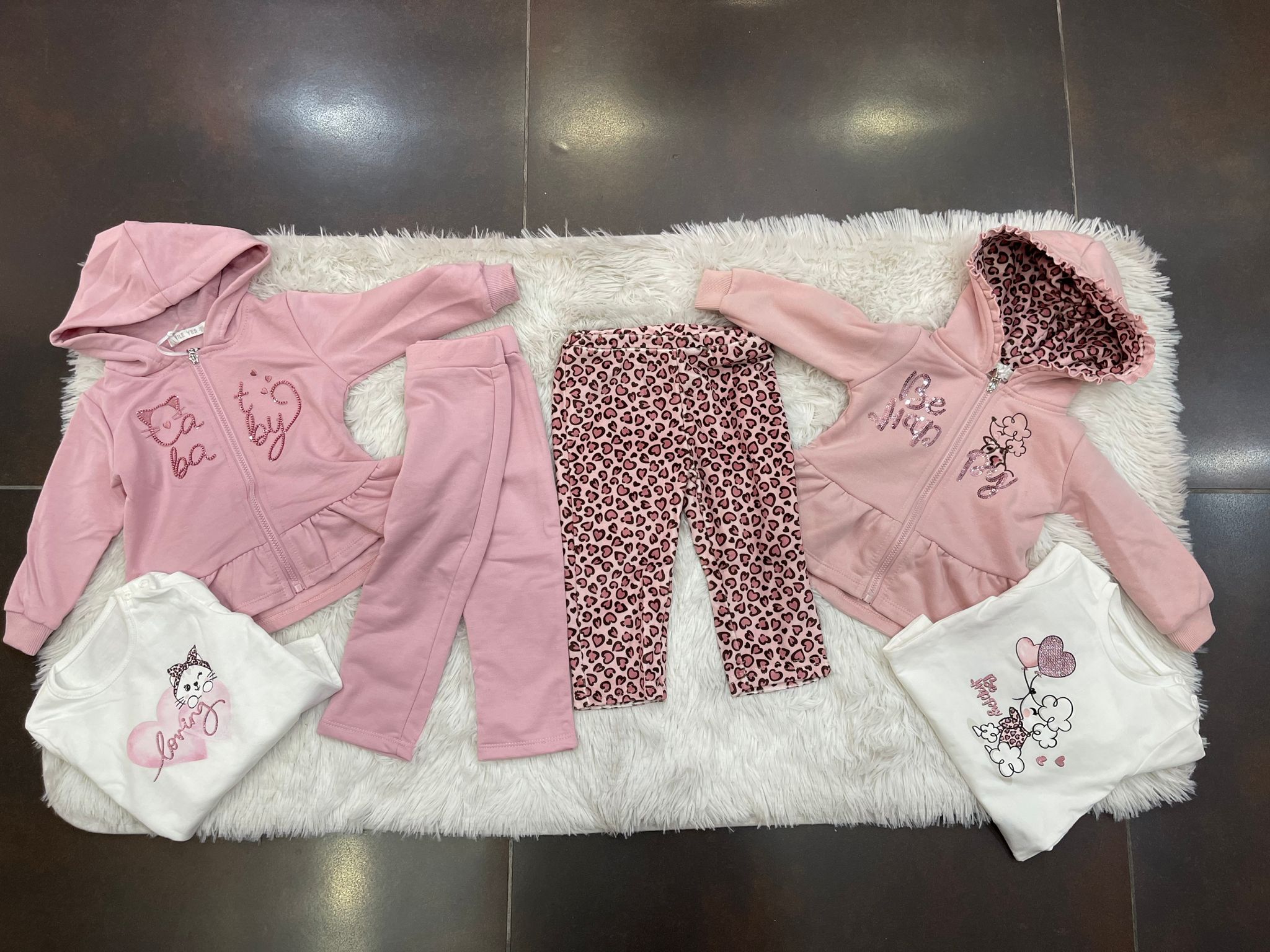 Completo baby femminuccia 3pezzi