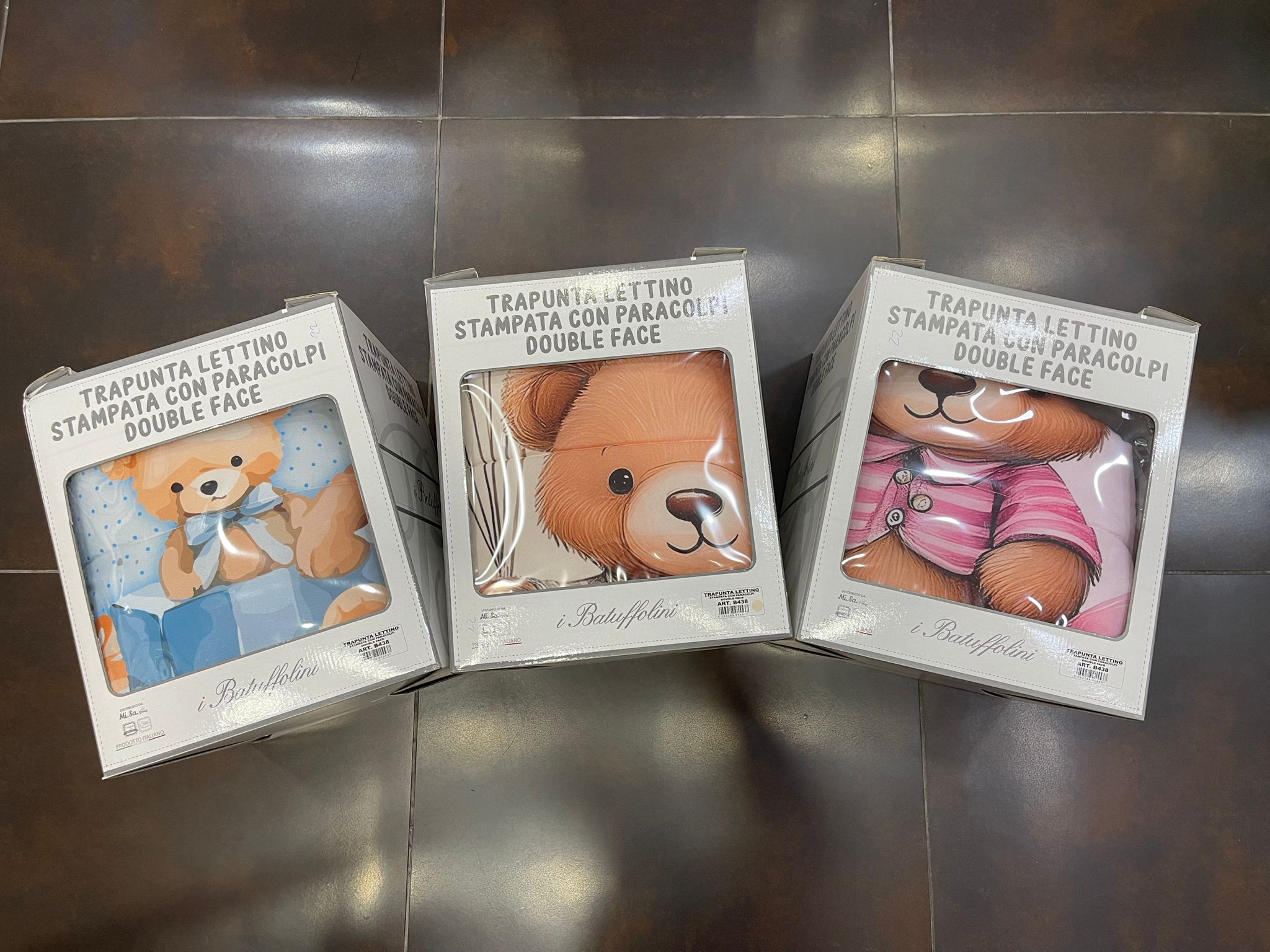 Trapunta con stampa con paracolpi Double Face IRGE