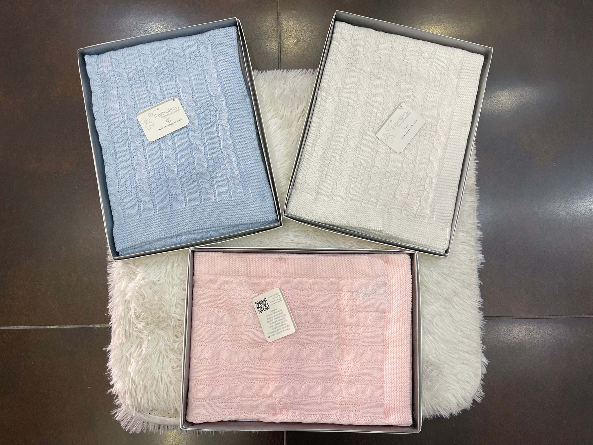 Scialle copertina culla baby