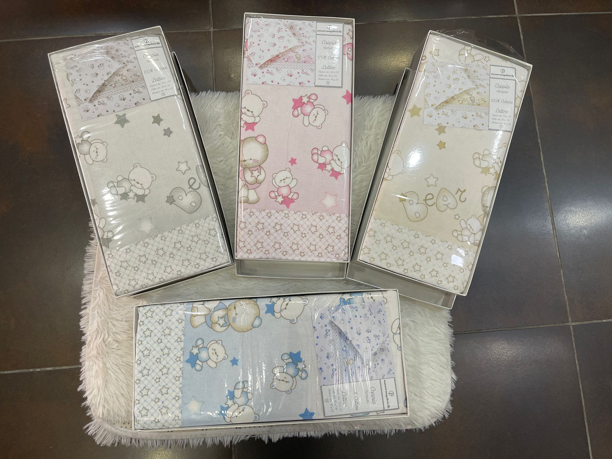 Completo flanella lettino (culla grande)