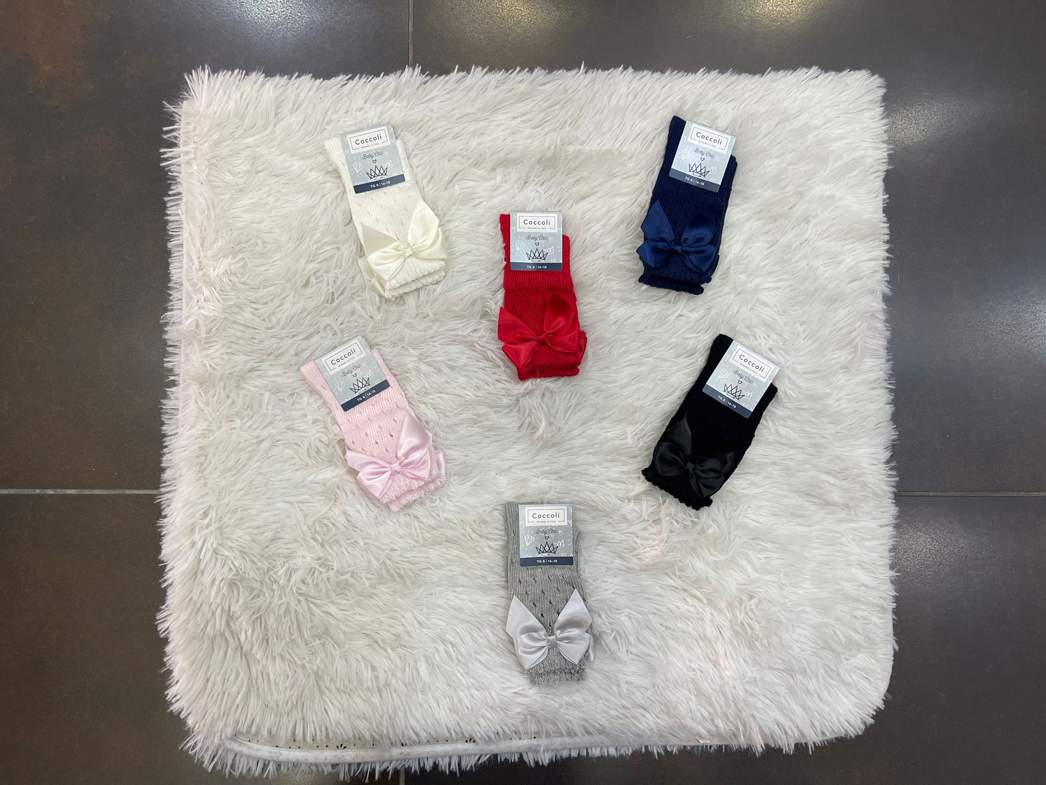 Calzino lungo con fiocco