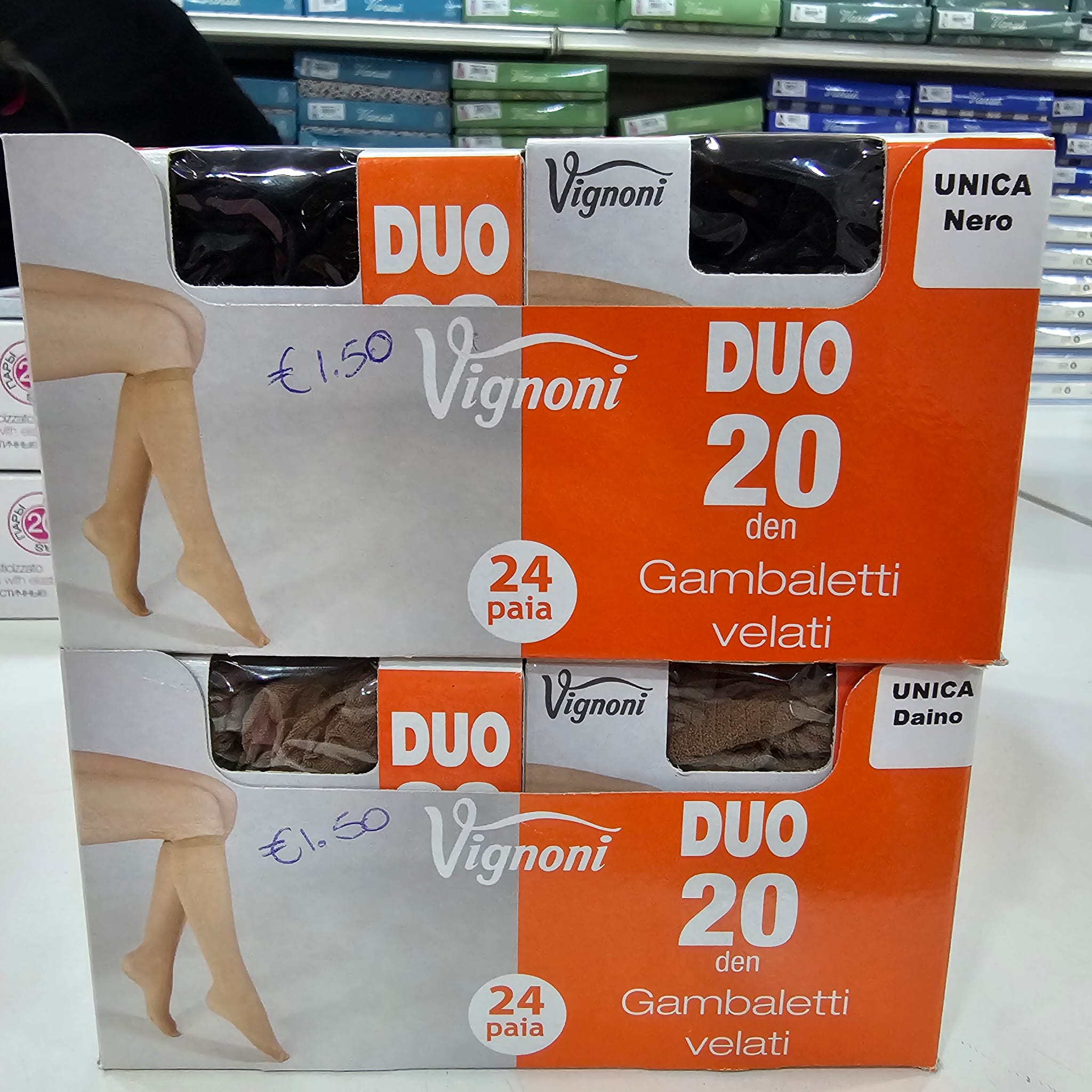 Gambaletto duo vignoni 20den