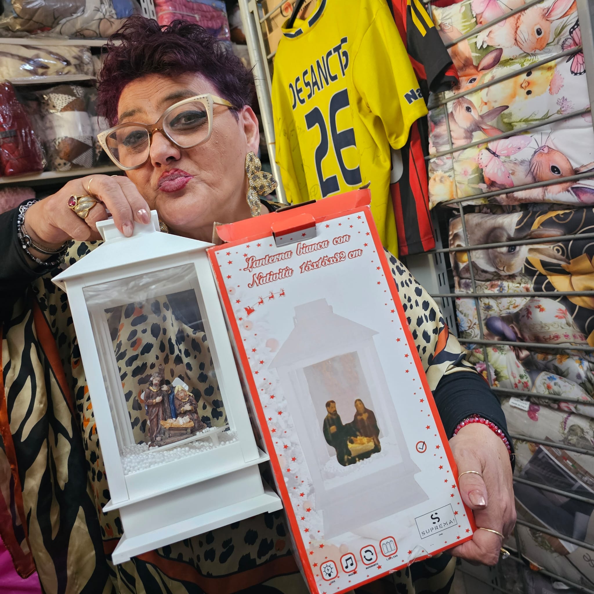 Lanterna di natale 30cm offerta