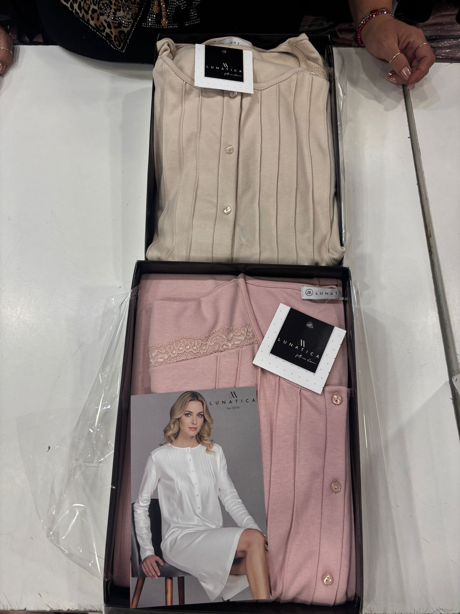 Camicia da notte lunatica donna caldo cotone