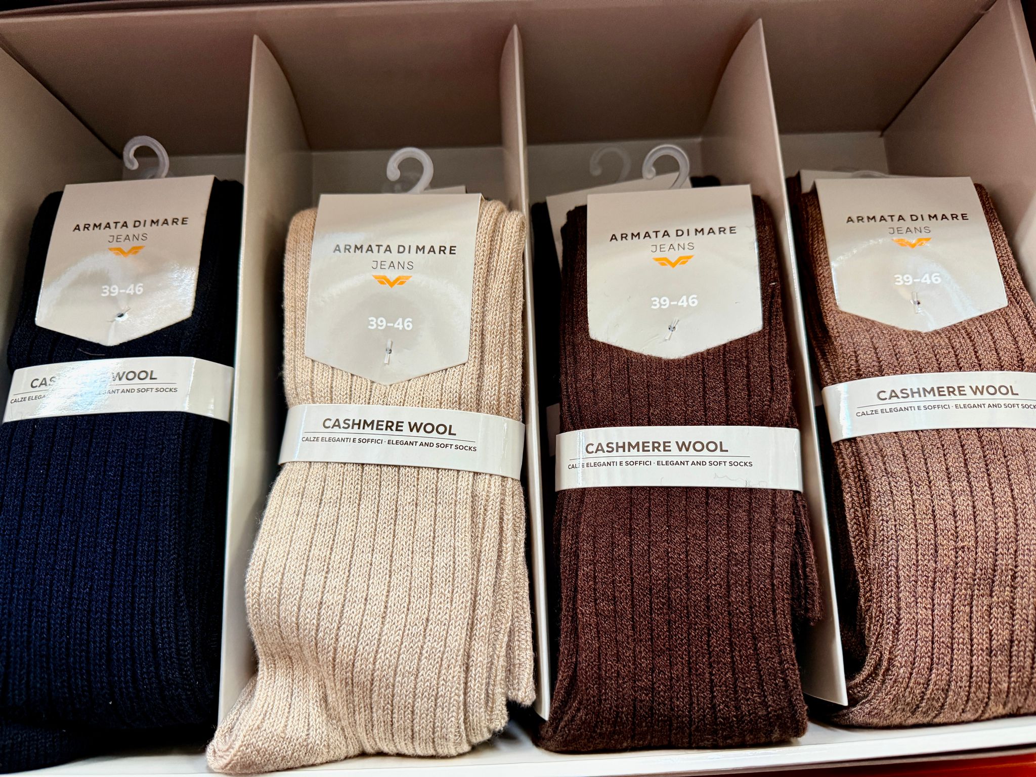 Calzettone lungo donna in morbida lana/viscosa/cashmere