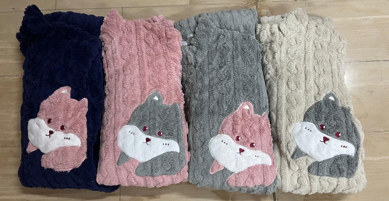 Pigiama gattino coral