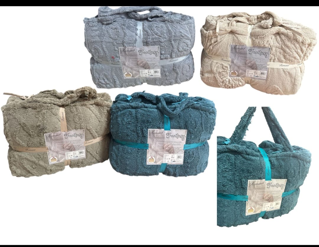 Plaid borsa novità in sherpa