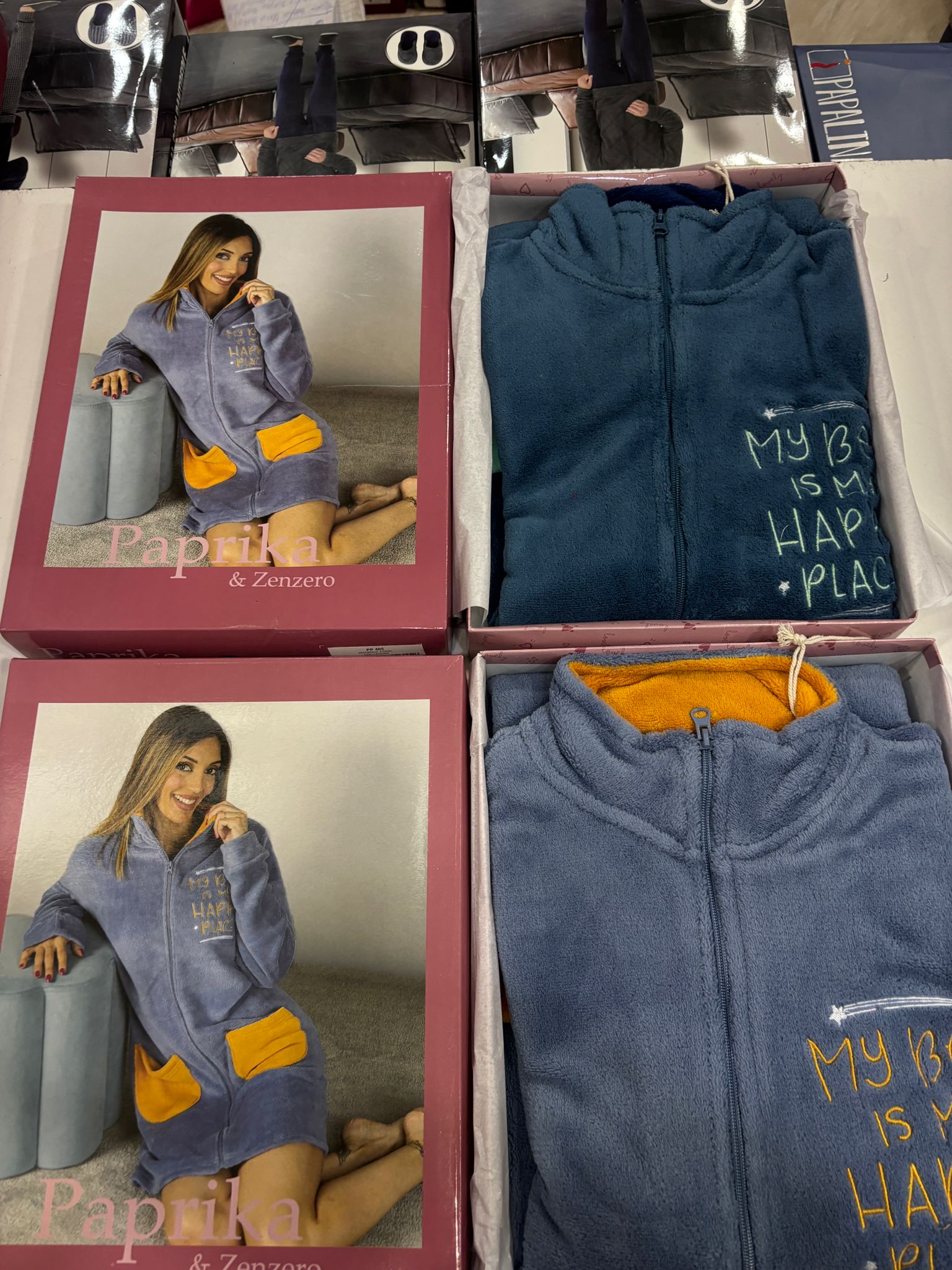 Vestaglia paprika donna my happy in morbido coral