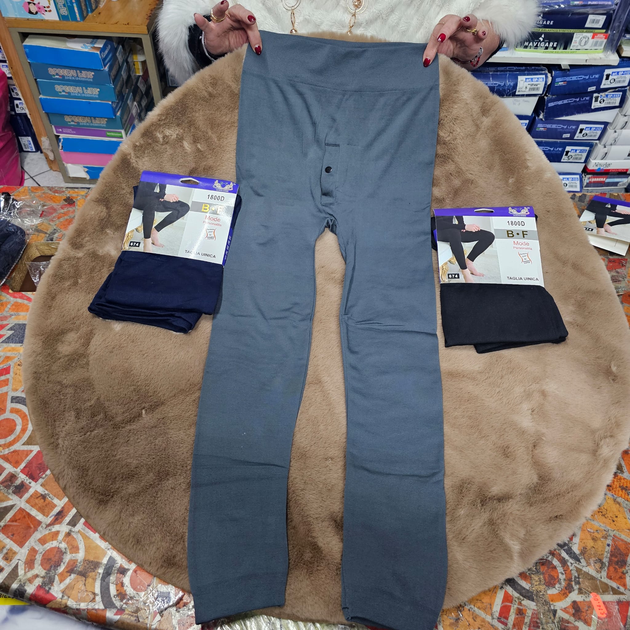 Calzamaglia uomo termica con apertura taglia unica