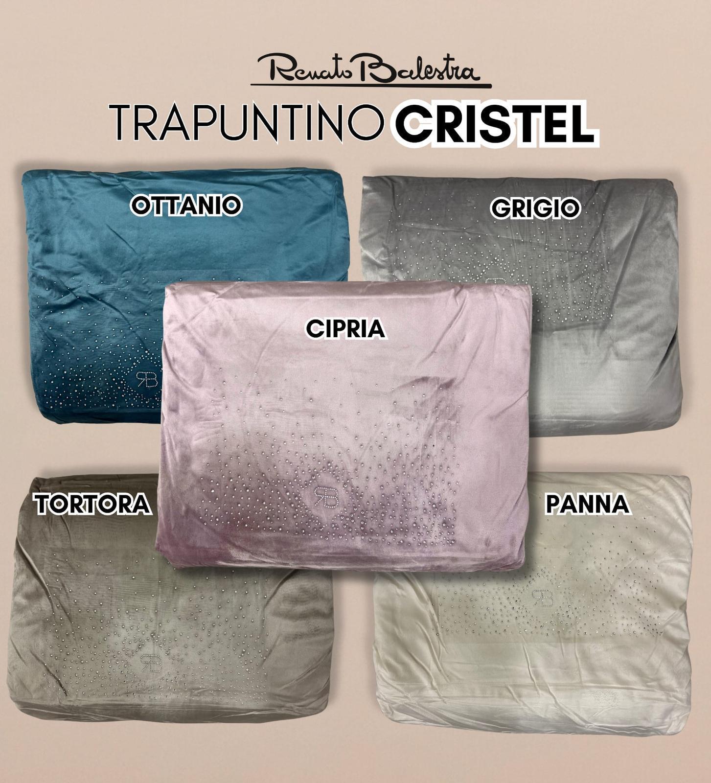 Trapuntina in vellutino saten 200g misura maxi 255×260 Matrimoniale Renato Balestra
