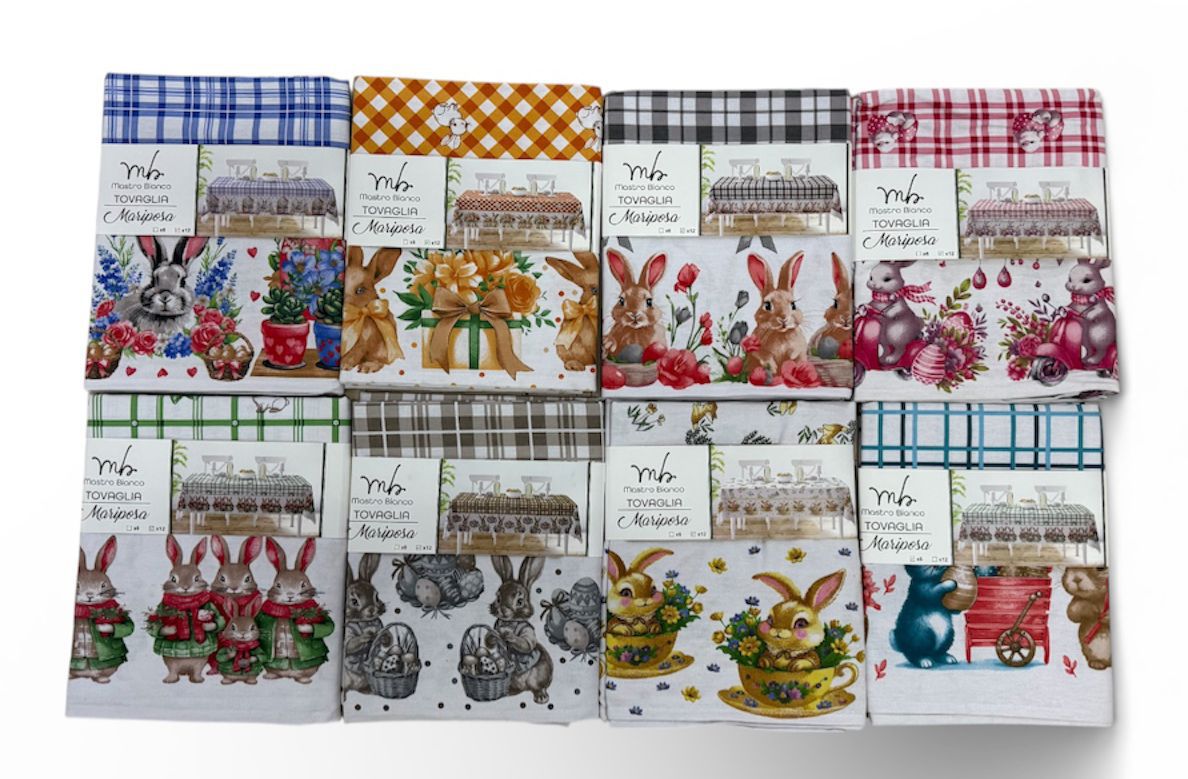 Set di 3 Tovaglie pasquali