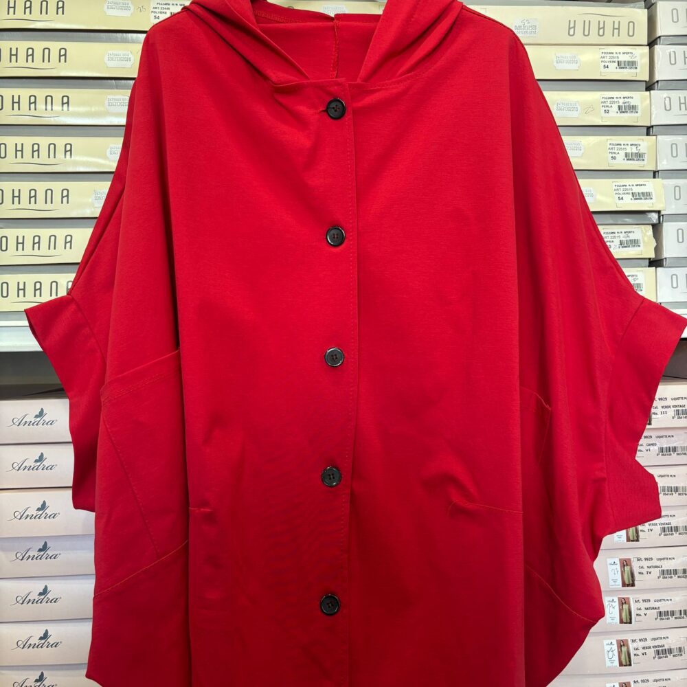 Cappottella punto milano vestibilità per tutti illimitata - nero