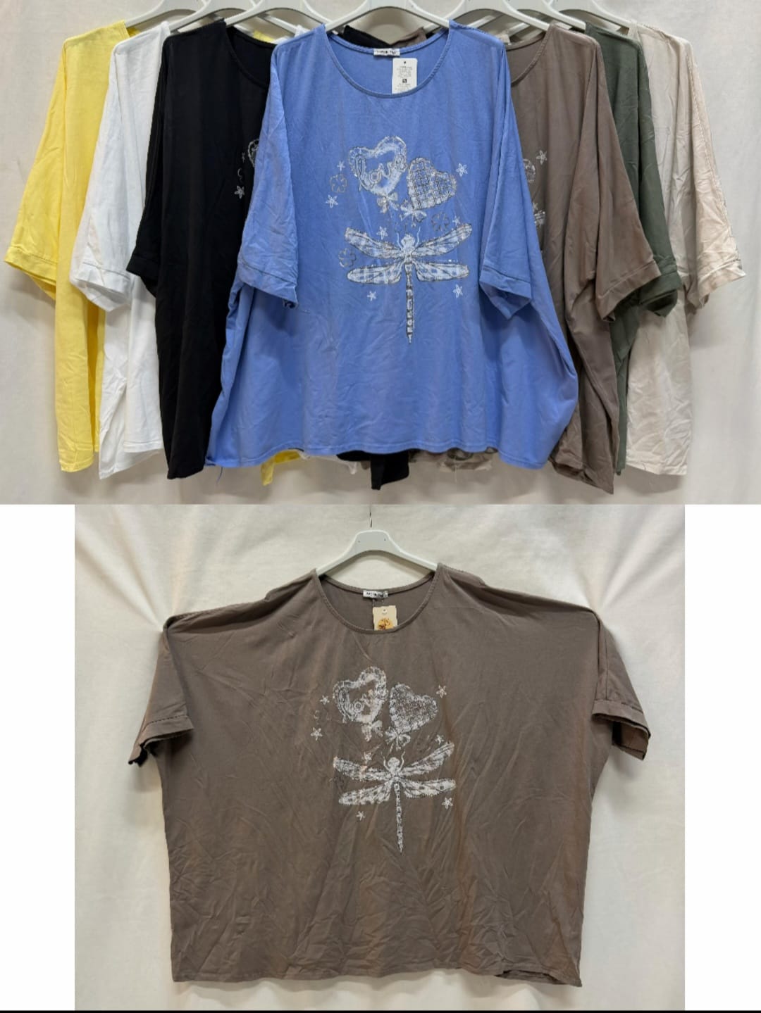 Maglia libellula in cotone