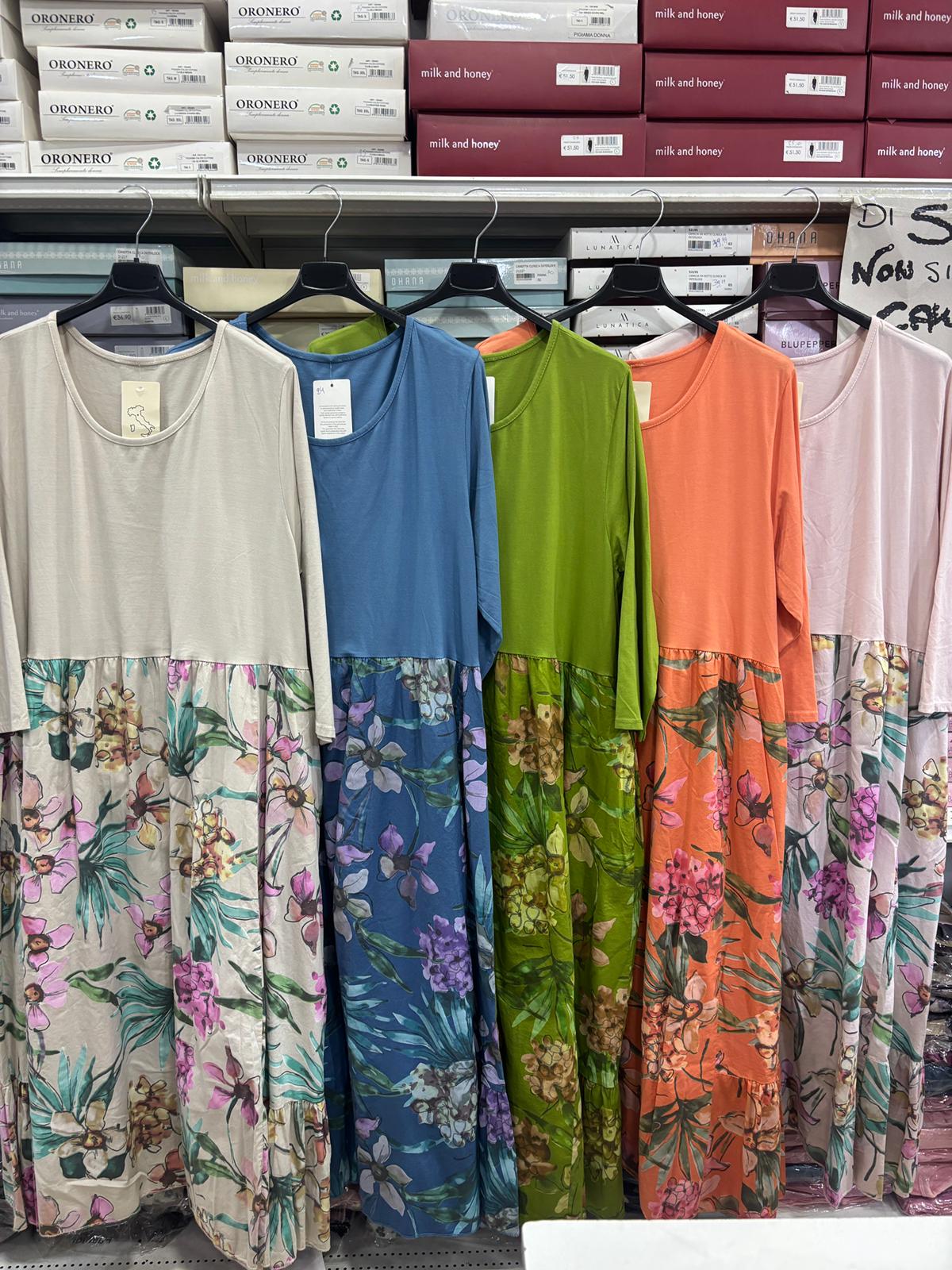 Vestito positano fiori