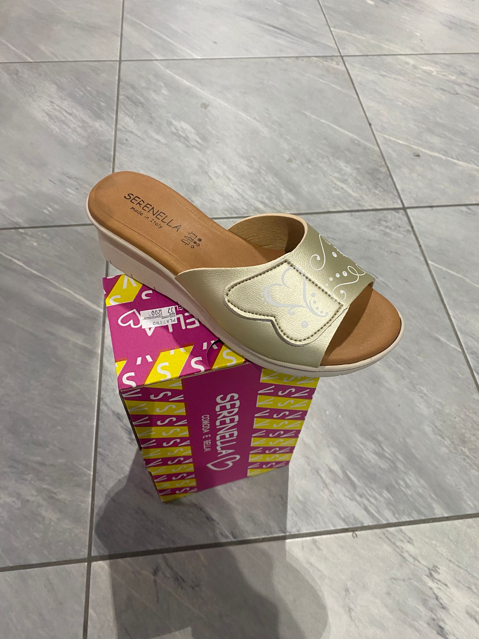 Pantofola strappo cuore