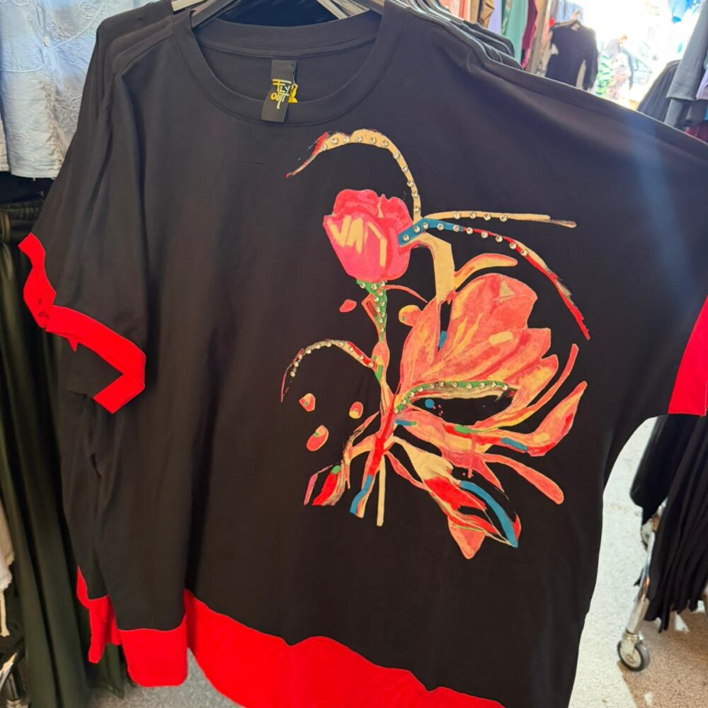 Magliettone con tasche - azzurro