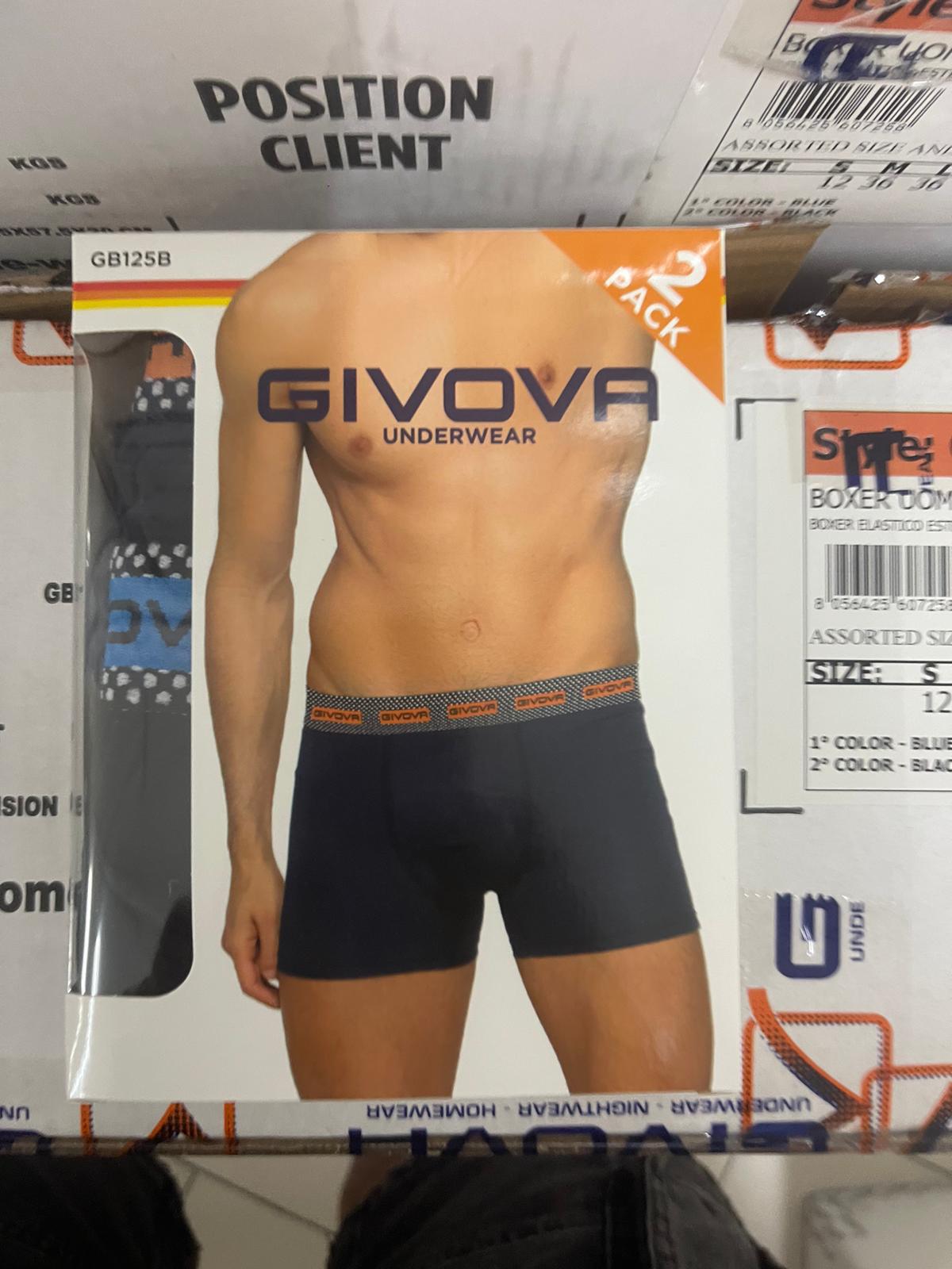 Box di 4 Givova boxer uomo