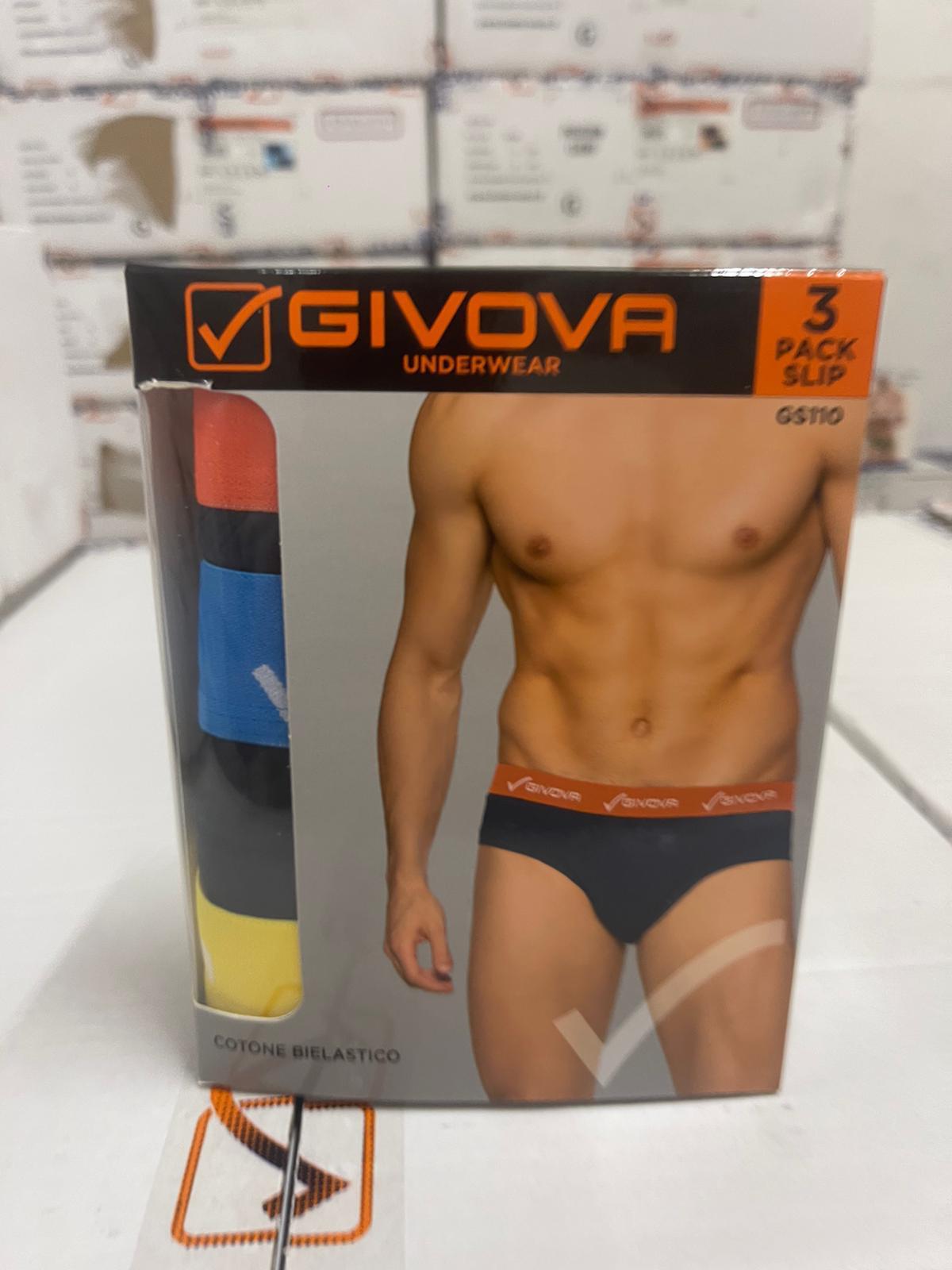 Box di 6 Slip uomo givova
