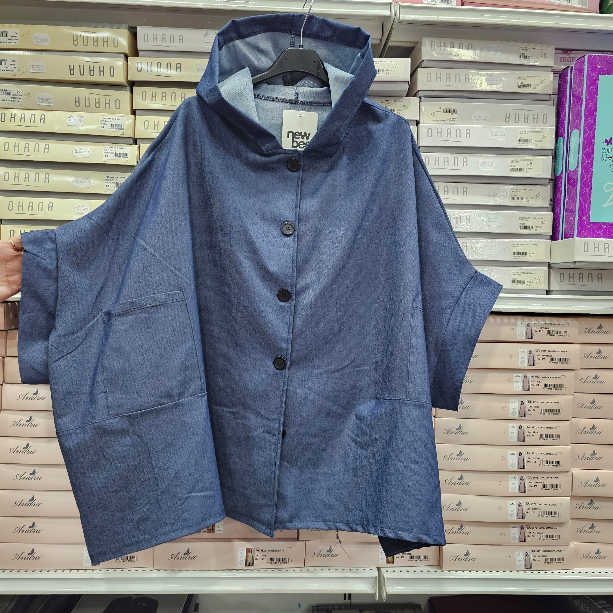 Cappottella jeans oltre 200mt giroseno